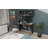Traudel Writing Desk With Wall Shelf-364648059
