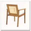 Chaise d'extérieur avec coussin