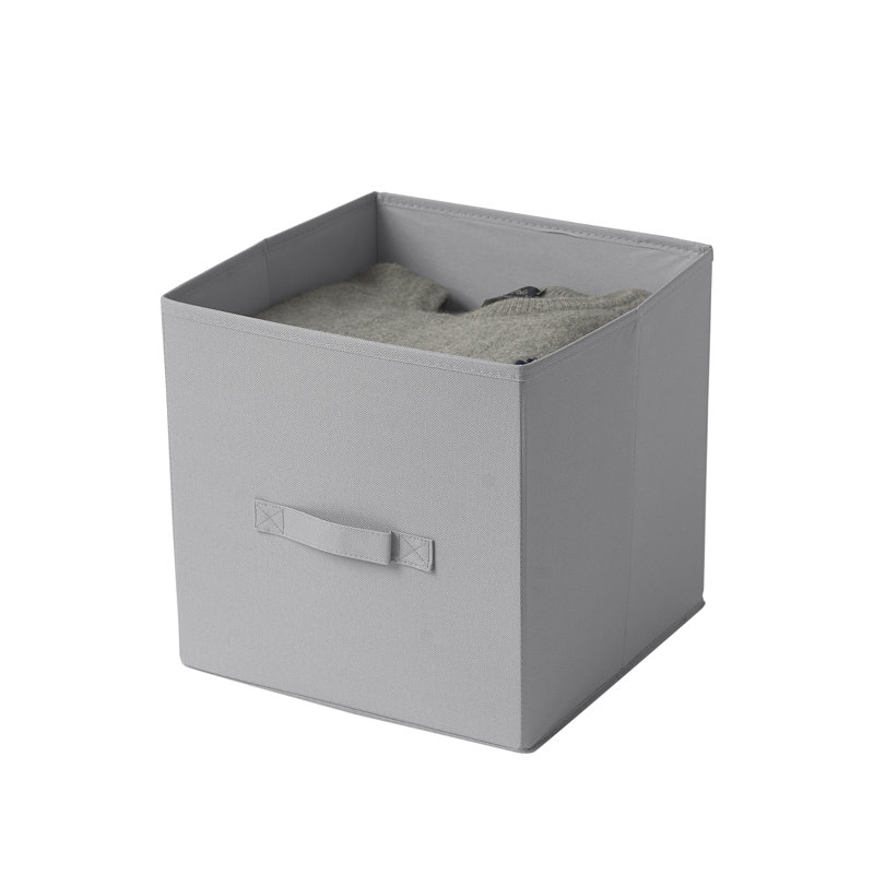 Cube ou bac en tissu Tusk, Noir