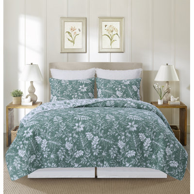 Everview Toile Cotton Quilt Bedding Set