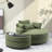 Danieal Upholstered Barrel Chair with Ottoman-404808908