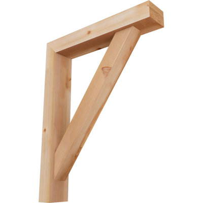 Traditional Block Bracket with Offset Brace