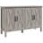 47" Gray Wood Grain Sideboard - Buffet Cabinet With 2 Adjustable Shelves And Look Elegant Design