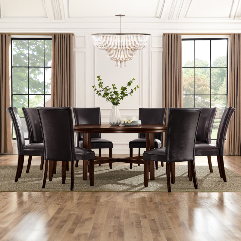 Ensemble repas pour huit personnes Pilottown, Brun