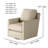 Swivel Glider Armchair-67820118