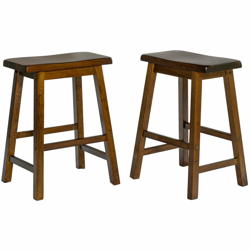 Tabouret de bar, Espresso, Petit tabouret (siège d'une hauteur de 18 po)