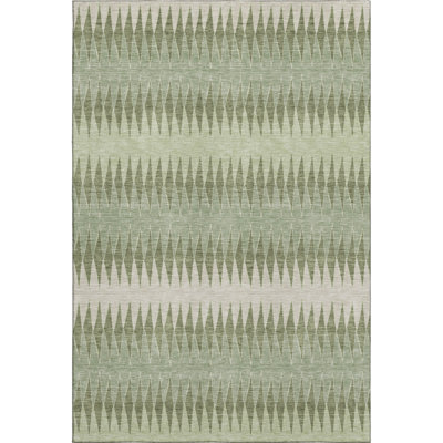 Premium Machine Washable Prisco Aloe Rug