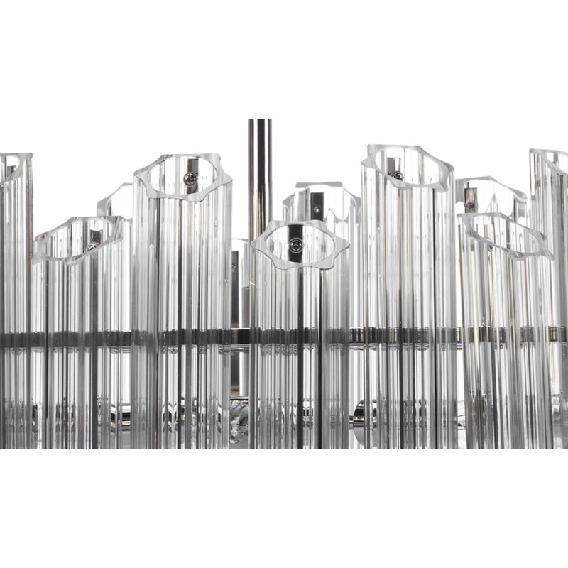 Cearia 4 - Light Glass Dimmable Lantern Drum Chandelier