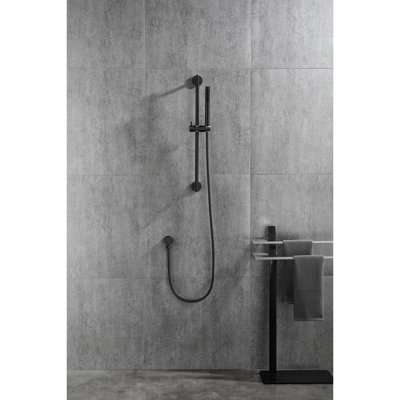 Douche à main avec boyau long de 59 po et douchette polyvalente en acier inoxydable de 28 po