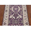 Tapis indien mauve Oushak 3 x 8