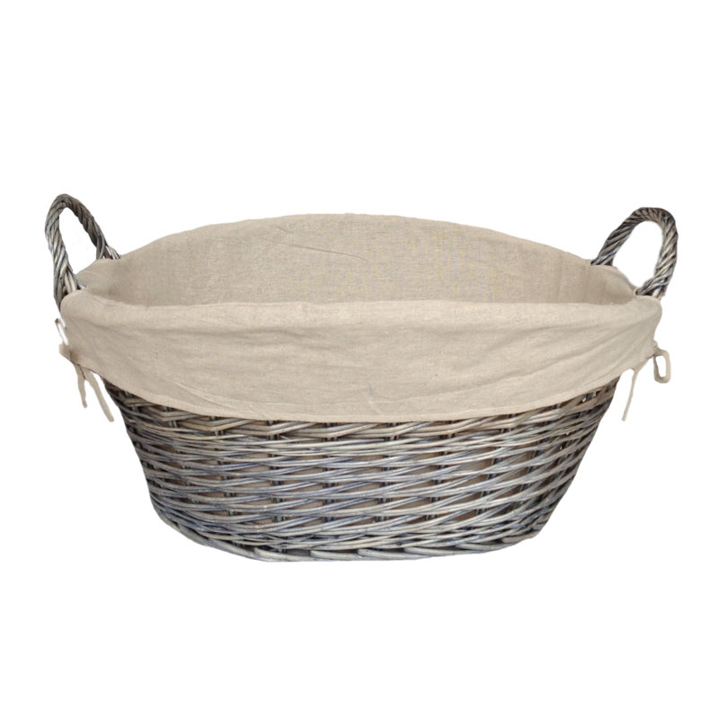 Laundry Basket, Antique Wash
