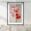 Crimson Silk Veins II Framed Graphic Art-1271659305-1147583939