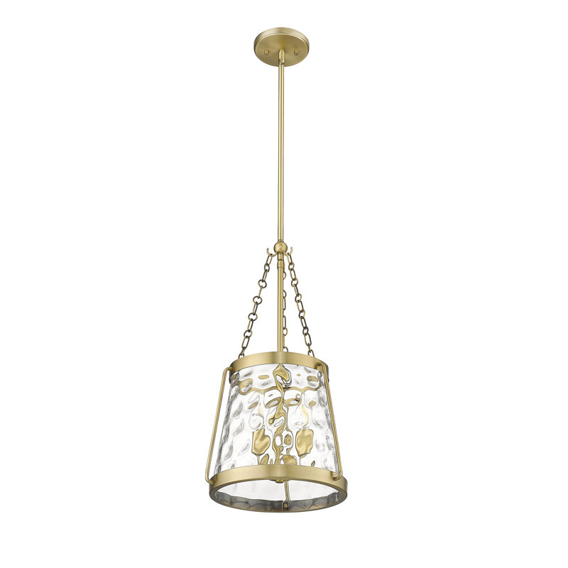 Luminaire suspendu conique à 3 lumières Kaiona, Bronze vintage