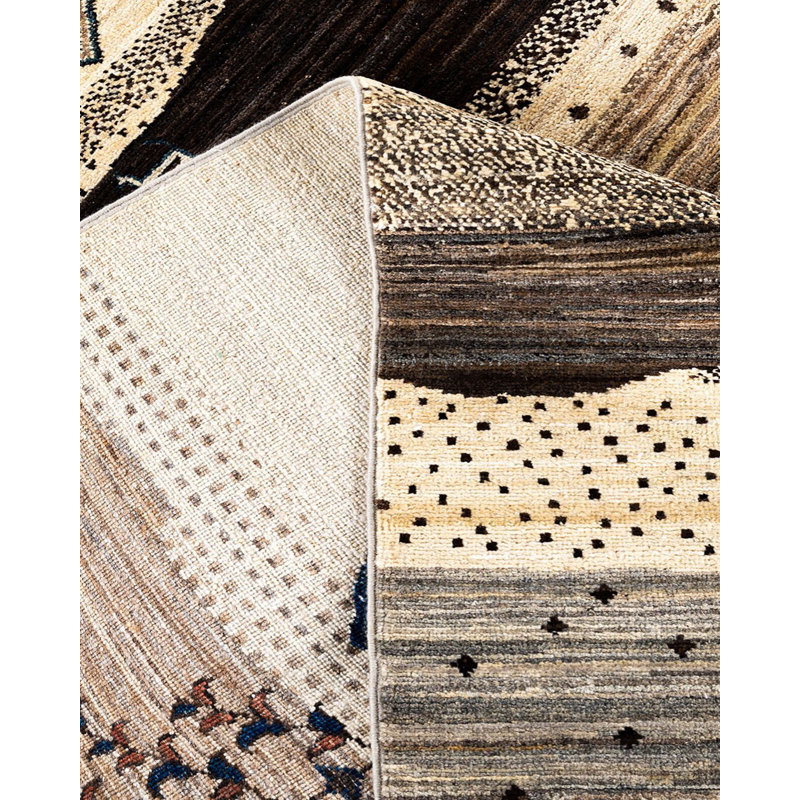 One-of-a-Kind Rectangle 8'2" X 9'6" Hand Knotted Area Rug