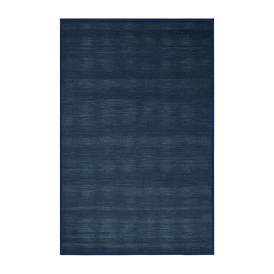 Machine Washable Solid Gray Area Rug