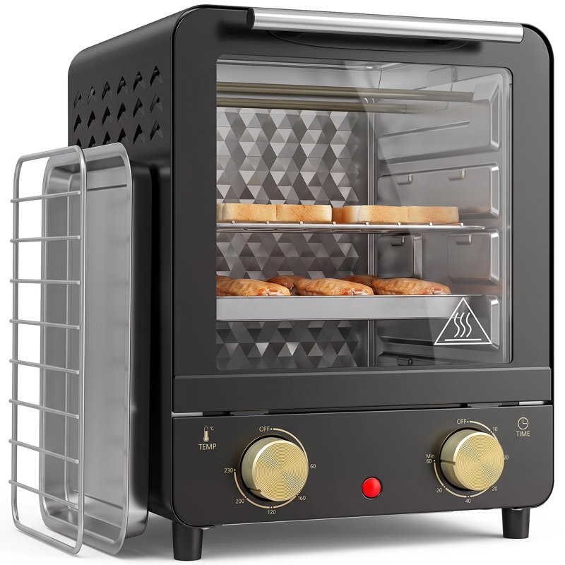 HOMCOM Toaster Oven with Rotisserie