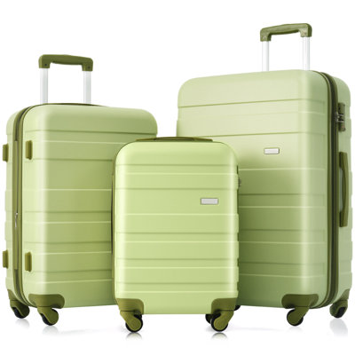 Luggage Sets New Model  ABS Hardshell 3pcs Clearance Luggage Hardside Lightweight Durable Suitcase sets Spinner Wheels Suitcase with TSA Lock 20''24''28''