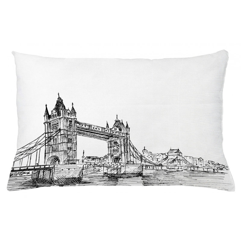Housse de coussin carrée, 16 po x 26 po