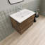 Meuble-lavabo flottant moderne simple Alcester Ivy Bronx-1100120581