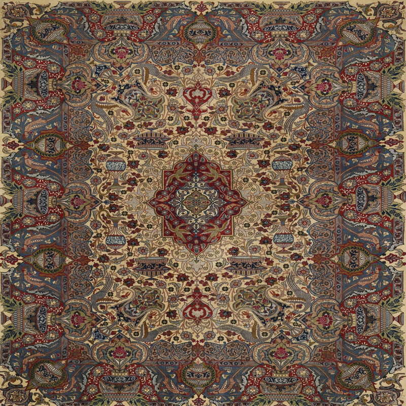 Cerita Oriental Indoor Rug, Square 4'