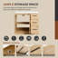 Meuble-lavabo sur pied 36 po avec lavabo en résine et armoire de rangement multifonctionnelle