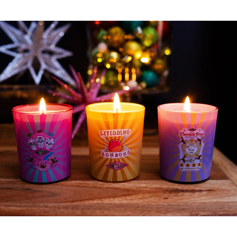 Designer Candle with Glass Holder