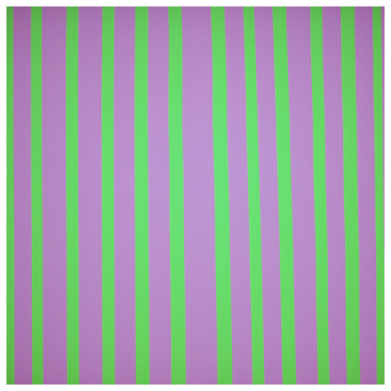 Coussins décoratifs à rayures mauves et vertes, 16 x 16 inches