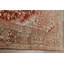 Tapis de zone en laine rouge/rouille 7 pi 9 po x 11 pi 1 po one-of-kind à la main noué la heriz Adiam