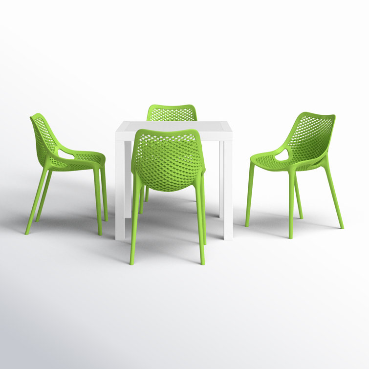 Asherton 4 - Person Patio Dining Set with Square Table