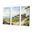 «Vineyard Scenery Landscape Beauty - Vineyard», ensemble de reproduction d'art mural-107765813-107765815
