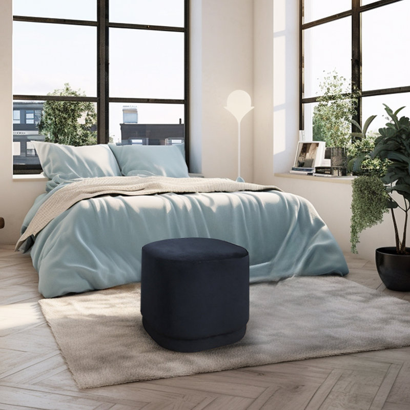 Makeila 40cm Wide Rectangle Footstool Ottoman