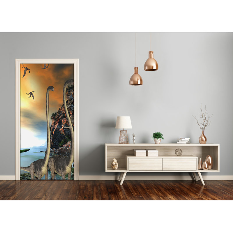 Dinosaurs Wall Door Decal