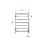 Chauffe-serviettes électrique mural Comfort-20631063