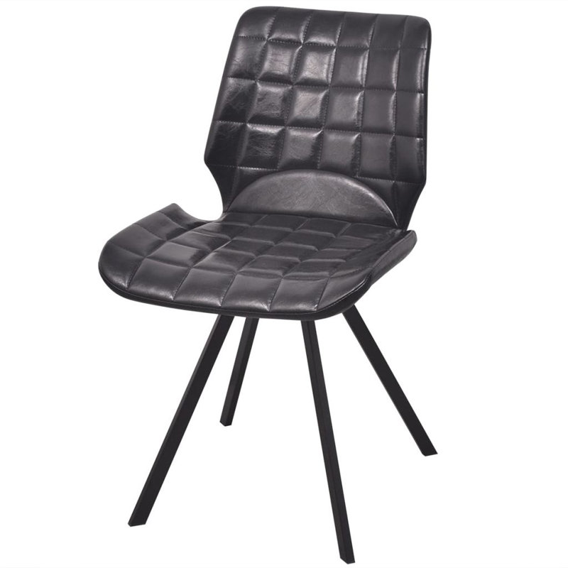 Chaise de salle à manger Theodore, Noir
