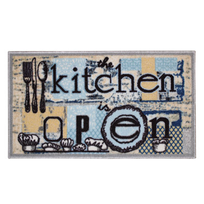 Polyester Non-Skid Kitchen Mat