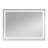 LED Vanity Mirror With Lights – 3 Color Modes, USB Charging, Magnifier, Crushed Crystal Design