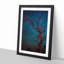 Midnight Tree in Abstract - Framed Print-55575845-55575846