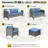 Lovall Premium All-Weather Wicker 9 - Person Patio Conversation Sets with Cushions-141121005