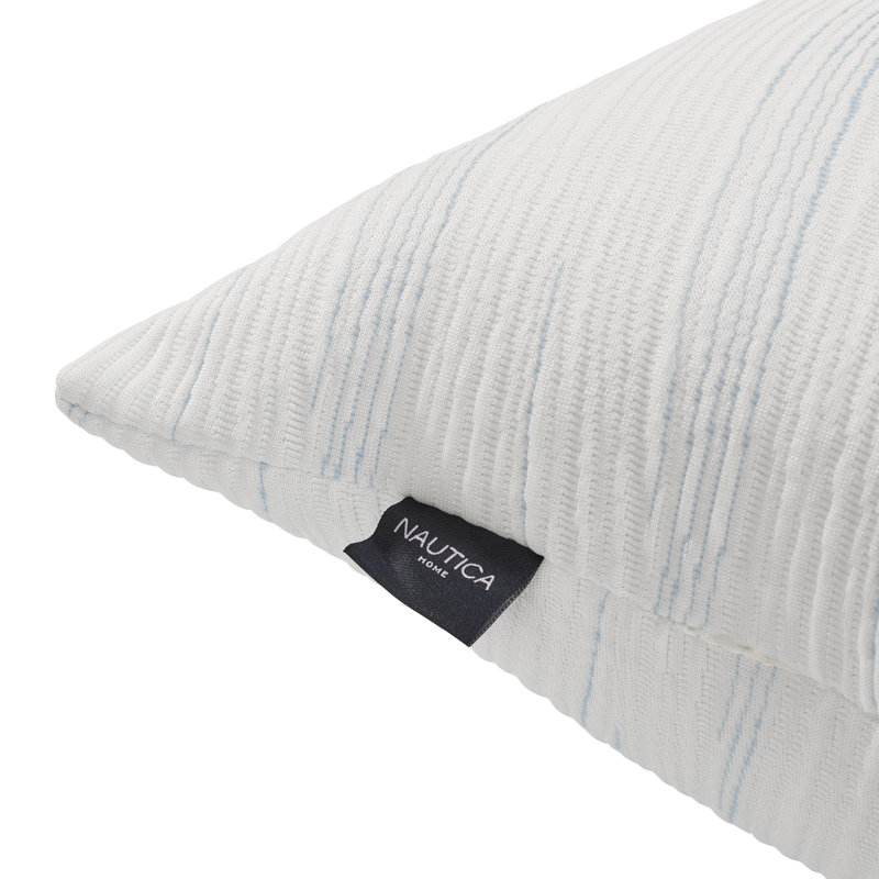 White Polyester Cooling Knit King Pillow