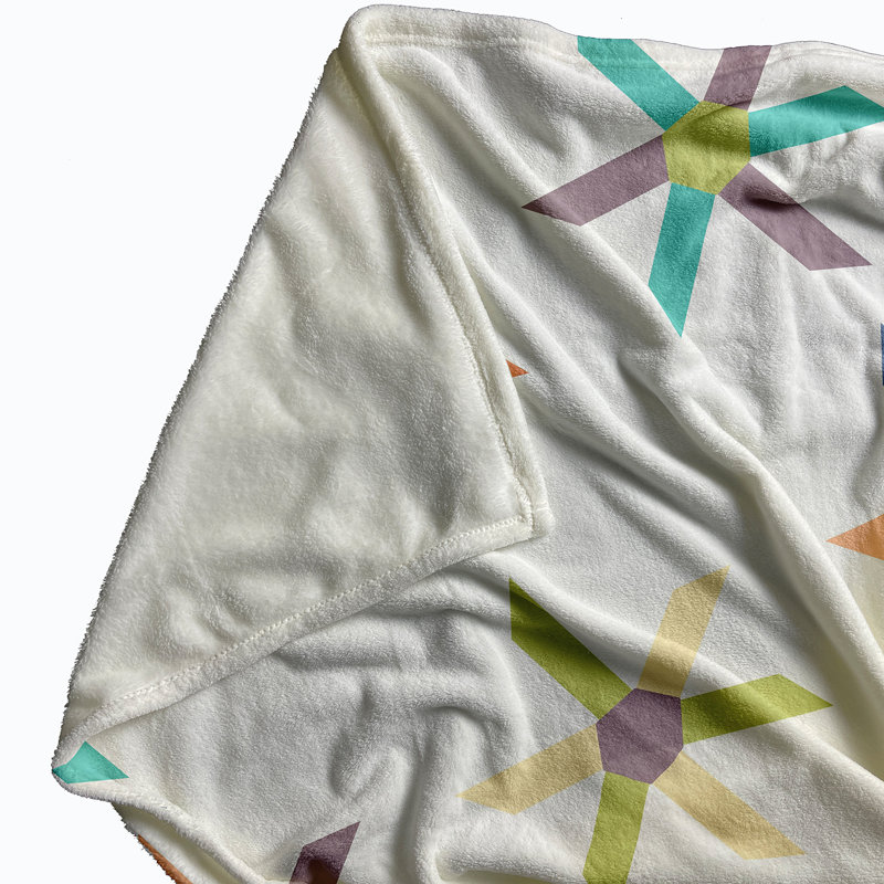 Geneva Plain Weave / Muslin Throw Blanket, Purple