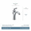 Robinet de salle de bain monotrou avec drain Moen Brantford-3864629