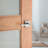 Spyglass Keyed Door Lever with Square Rose-35368341