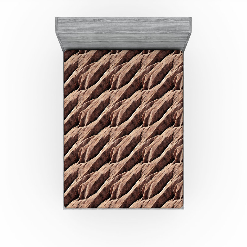 Drap-housse Ambesonne Rock, Drap-housse très grand californien