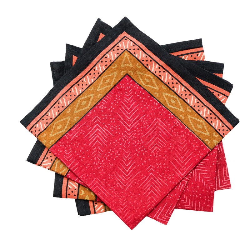 Serviette en coton 21 po Calico
