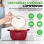 Cocotte électrique 6 pintes | Pot en fonte 1500W 5-en-1 1500W avec couvercle en acier inoxydable | Contrôle précis de la température | Comprend 2 poignées en silicone et un coussin résistant à la chaleur-100355756
