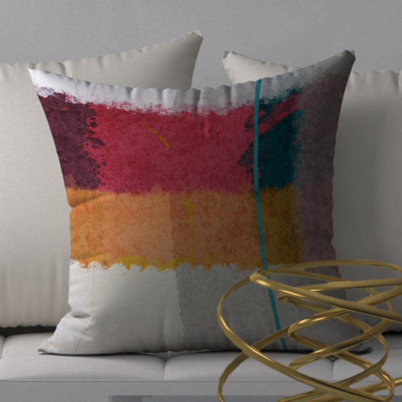Spicey Reversible Throw Pillow, 20" x 20"