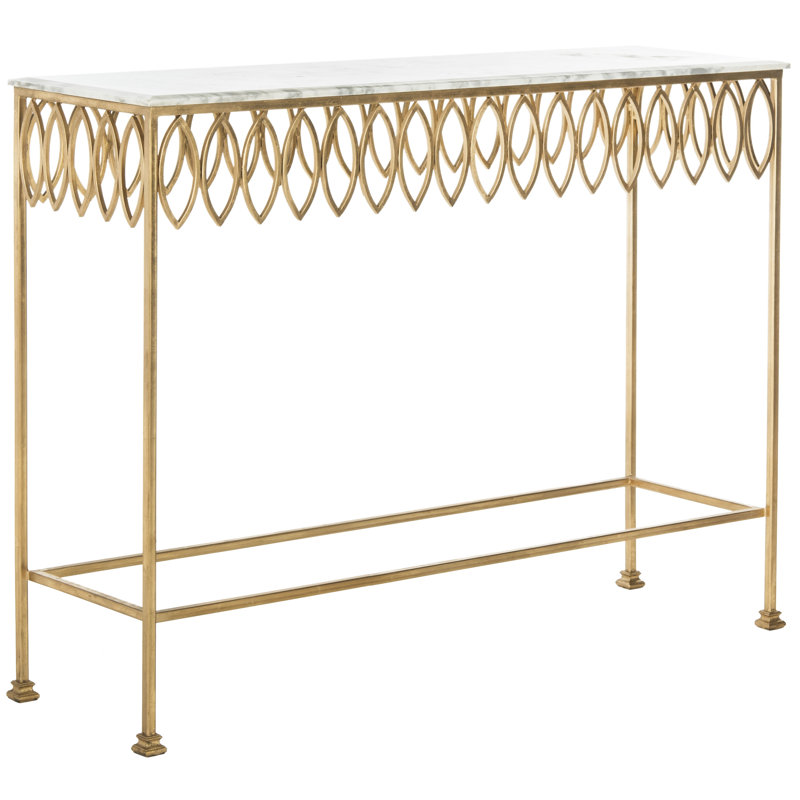48.8'' Marble Top Console Table