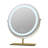 Ehrmann Aura Tri Tone Round Vanity Mirror with Table Stand, LED Makeup Mirror with 360 Degrees Rotatable-333281107
