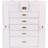 Modern 5-Drawer Faux Leather Jewelry Box