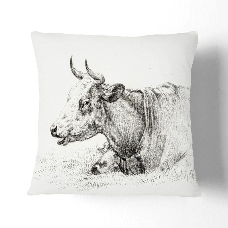 Square Throw Cushion, Stone, 40 x 40 cm